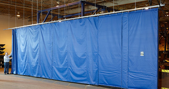 Wall curtain - Rite-Hite - insulated / for door