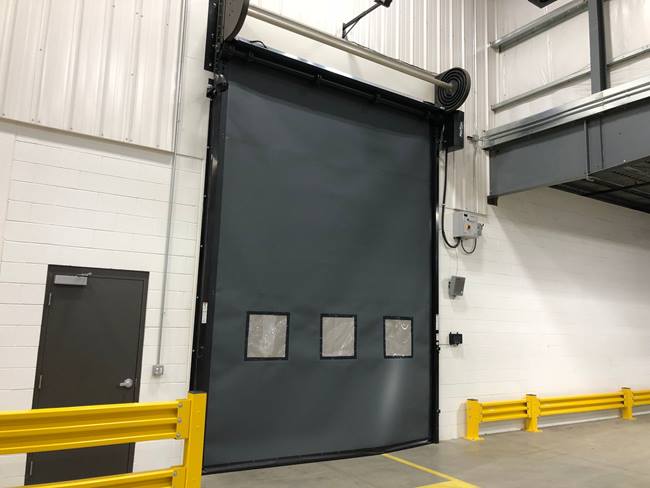 FasTrax LD Door with Carbon Curtain and 20" x 20" Vision