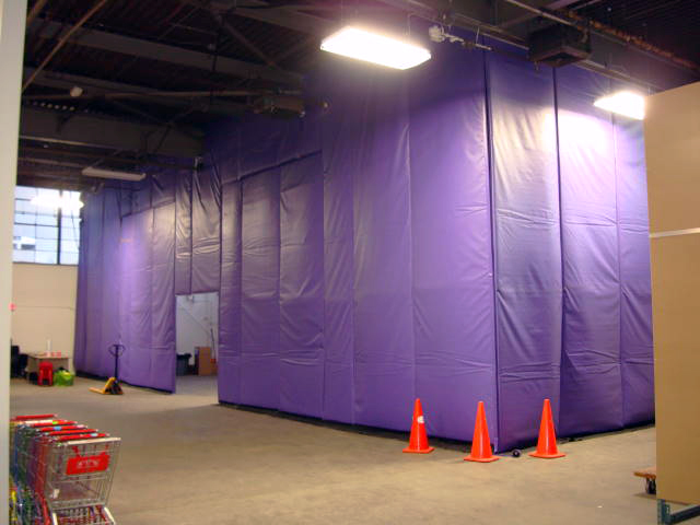 Loading Dock Curtains Provide Temperature Control for Warehouse