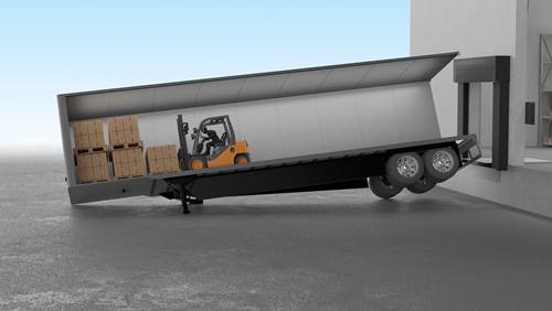 SHR Trailer Landing Gear Problem Animation